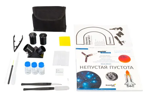 foto Kit Levenhuk Discovery Scope 3 con libro,  3