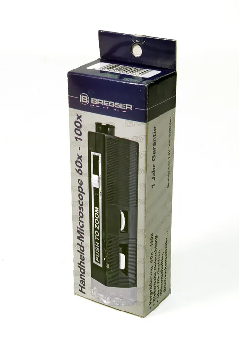 imagen Microscopio portátil Bresser 60–100x,  3