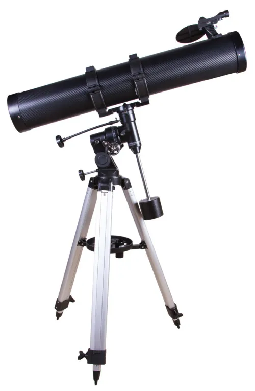 foto Telescopio Bresser Galaxia 114/900 con adaptador de cámara de smartphone,  2