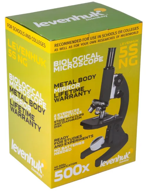 gráfico Microscopio monocular Levenhuk 5S NG ,  12