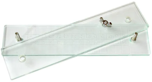 imagen Compresor de vidrio Levenhuk CR10 para detectar larvas de triquina,  2