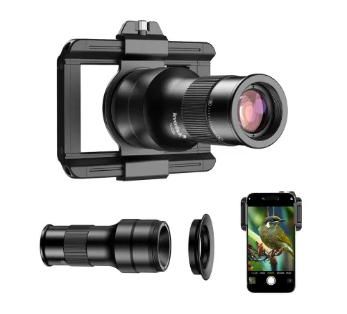 fotografía Teleocular y microcular para teléfono inteligente Levenhuk Kelvin TLC25,  2