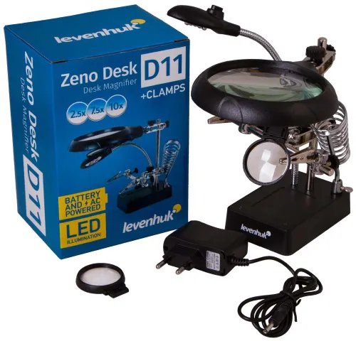 foto Lupa Levenhuk Zeno Desk D11,  4