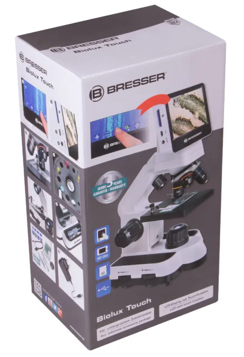 imagen Microscopio digital Bresser Biolux Touch 40–1400x,  15