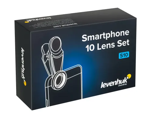fotografía Juego de lentes para teléfono inteligente Levenhuk Lens S10,  6