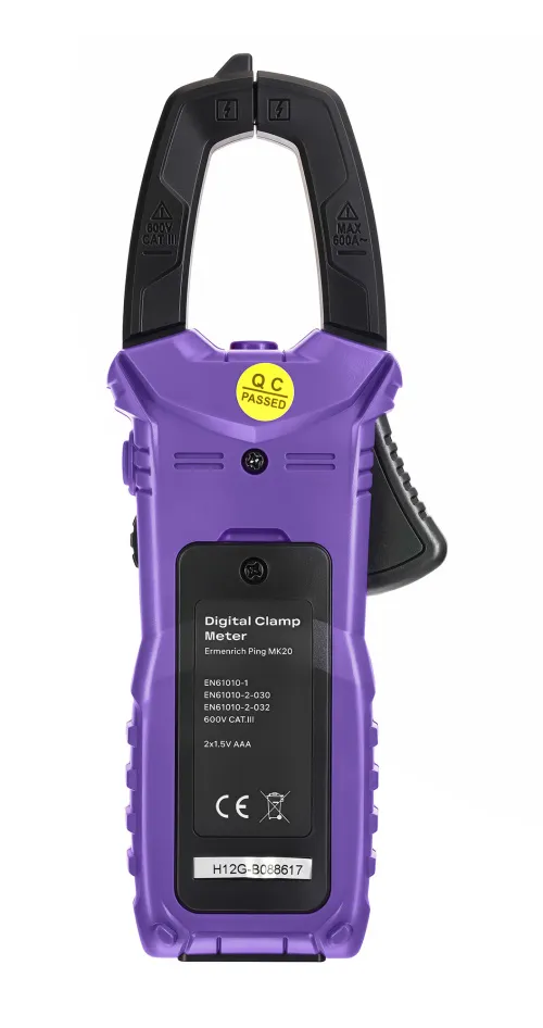 fotografía Amperímetro de pinza digital Ermenrich Ping MK20,  8