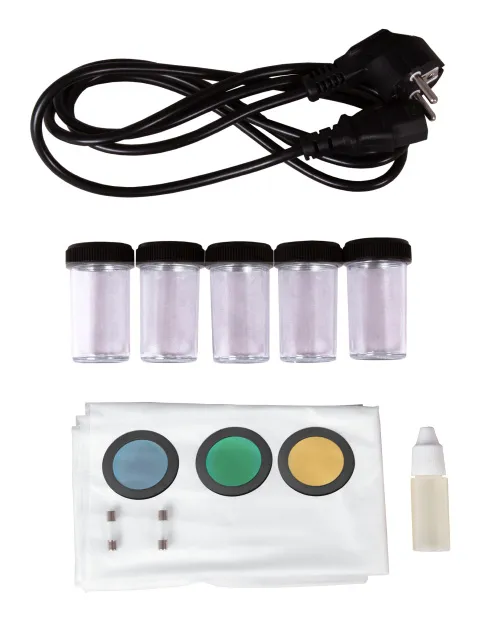 foto Microscopio trinocular digital Levenhuk MED D30T LCD,  18