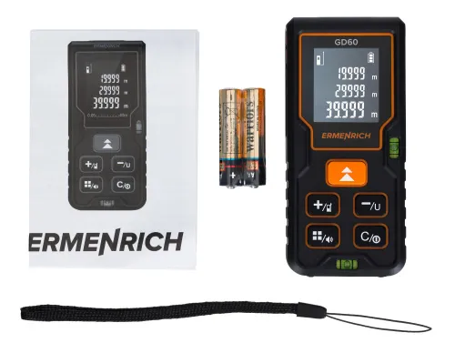 gráfico Medidor láser Ermenrich Reel PLUS GD60,  2