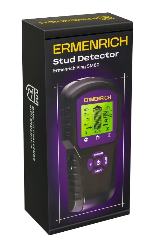 gráfico Detector de montantes Ermenrich Ping SM60,  6