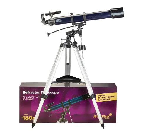 gráfico Telescopio Levenhuk New Skyline PLUS 90/900 EQ2,  2