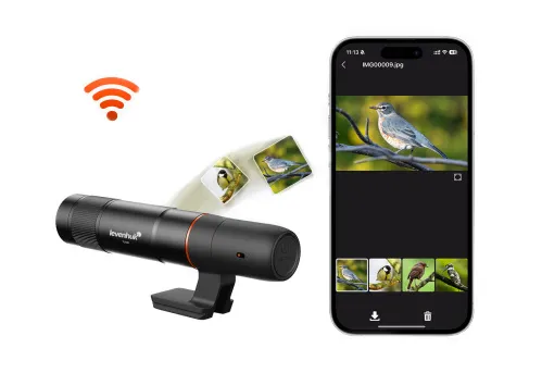 fotografía Teleocular Wi-Fi Levenhuk Kelvin TLC60,  2