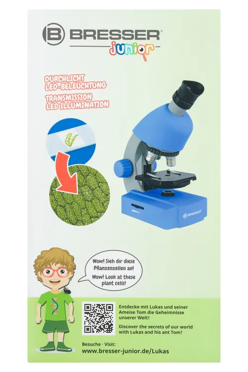 gráfico Microscopio Bresser Junior 40–640x,  14