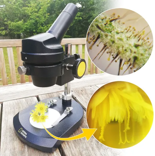 imagen Microscopio Bresser National Geographic 20x, monocular,  11