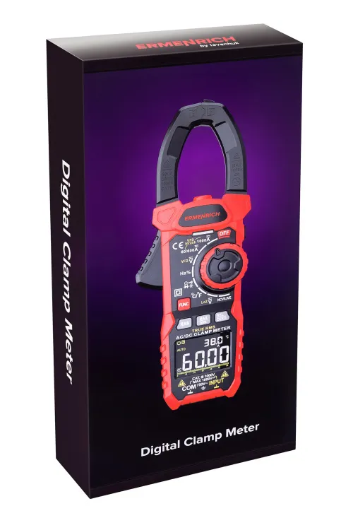imagen Amperímetro de pinza digital Ermenrich Ping MK70,  10