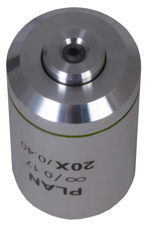 fotografía Objetivo plano acromático Levenhuk MED 20x corregido al infinito,  4