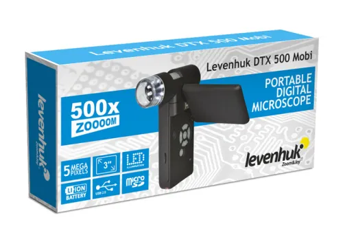 gráfico Microscopio digital Levenhuk DTX 500 Mobi,  10