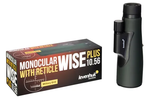 foto Monocular Levenhuk Wise PLUS 10x56 con retícula,  4