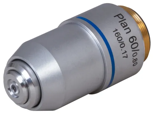 fotografía Objetivo plano acromático Levenhuk MED 60x,  2