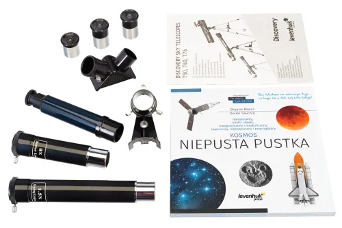 foto Telescopio Levenhuk Discovery Sky T60 con libro,  3