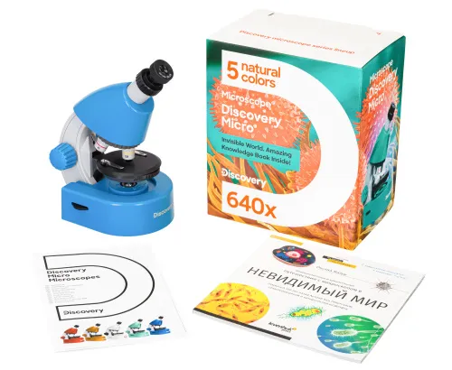 fotografía Microscopio Levenhuk Discovery Micro con libro,  4