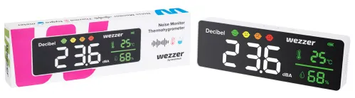 gráfico Termohigrómetro monitor de ruido Levenhuk Wezzer Teo TH70,  3