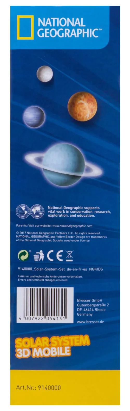 imagen Caja de experimentos Bresser National Geographic con móvil del sistema solar,  7