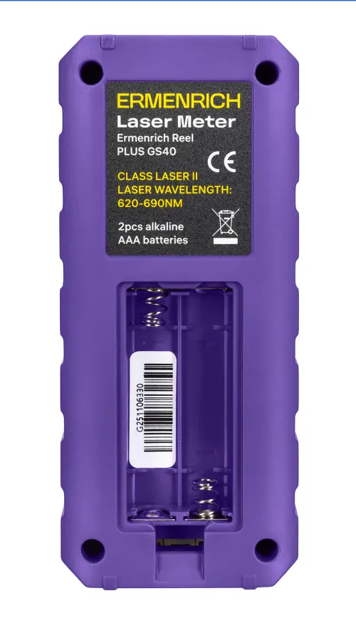 gráfico Medidor láser Ermenrich Reel PLUS GS40,  5