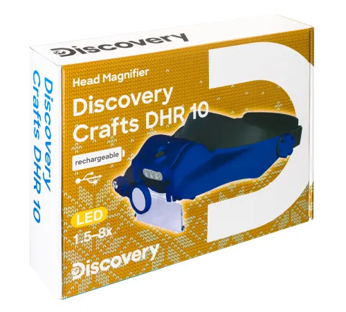 imagen Lupa frontal recargable Levenhuk Discovery Crafts DHR 10,  11