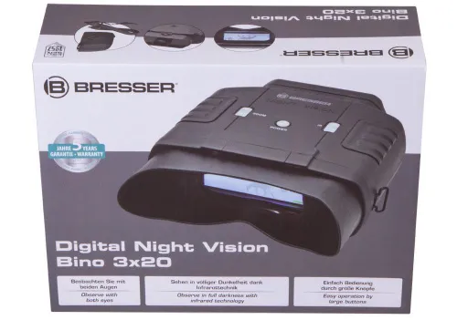 imagen Binoculares digitales de Visión nocturna Bresser 3x20,  8