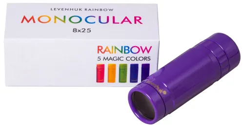 fotografía Monocular Levenhuk Rainbow 8x25,  3
