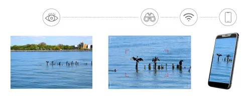 imagen Fotomonocular digital Levenhuk Kelvin Snap ED 8x42,  7