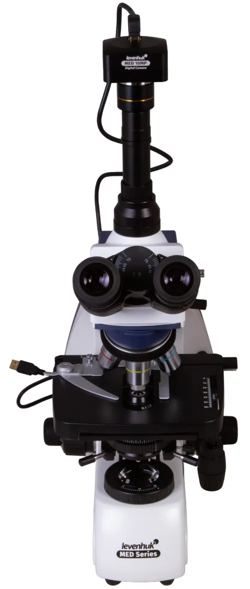 foto Microscopio trinocular digital Levenhuk MED D30T,  3
