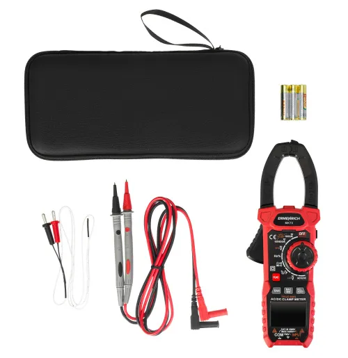 imagen Amperímetro de pinza digital Ermenrich Ping MK70,  9