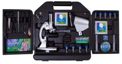 foto Microscopio Bresser Junior Biotar 300–1200x con maleta,  3