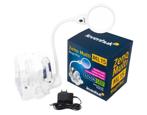 fotografía Lupa Levenhuk Zeno Multi ML15 Blanco,  2