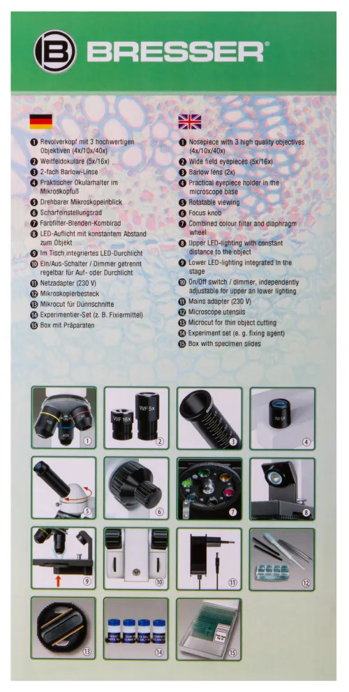 foto Microscopio Bresser BioDiscover 20–1280x,  15