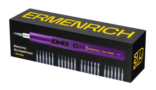 gráfico Destornillador eléctrico Ermenrich Tunn PD20,  9