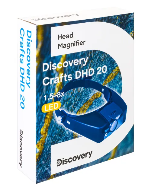 gráfico Lupa frontal Levenhuk Discovery Crafts DHD 20,  10