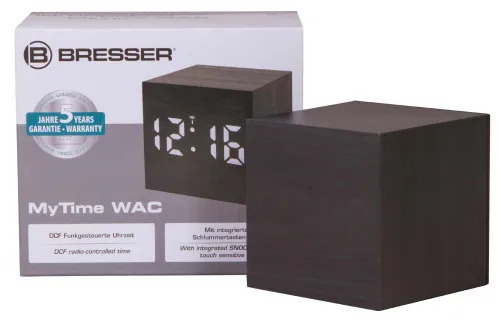 gráfico Despertador de mesa Bresser MyTime WAC, negro,  9
