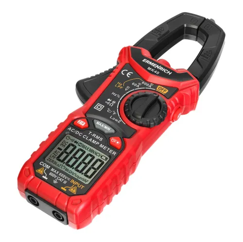 fotografía Amperímetro de pinza digital Ermenrich Ping MK40,  4