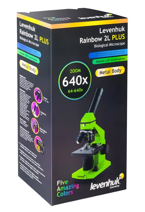fotografía Microscopio Levenhuk Rainbow 2L PLUS,  14
