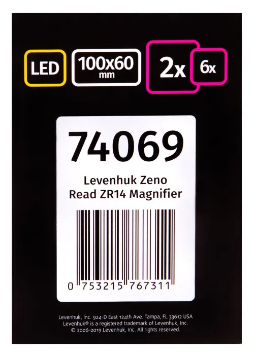 imagen Lupa Levenhuk Zeno Read ZR14,  14