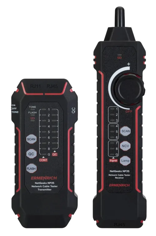 foto Comprobador de cables de red Ermenrich NetGeeks NP35,  3