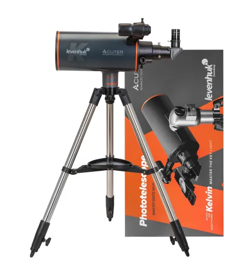 foto Fototelescopio Levenhuk Kelvin MAK127 AZ GOTO Wi-Fi,  2