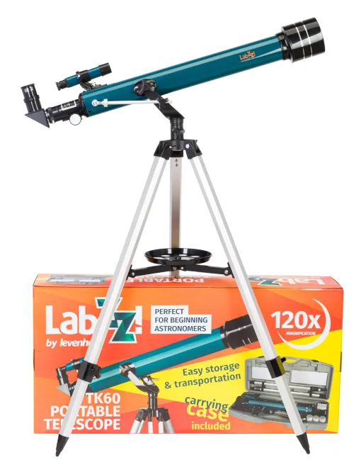 imagen Telescopio Levenhuk LabZZ TK60 con estuche,  2