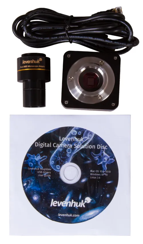 foto Microscopio trinocular digital Levenhuk MED D30T,  11