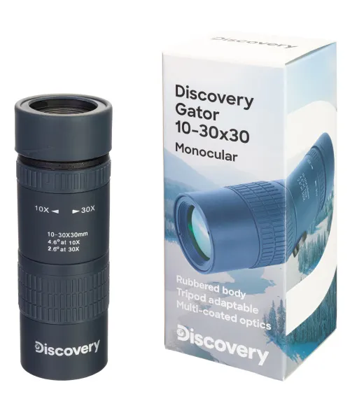 foto Monocular Levenhuk Discovery Gator 10—30x30,  11