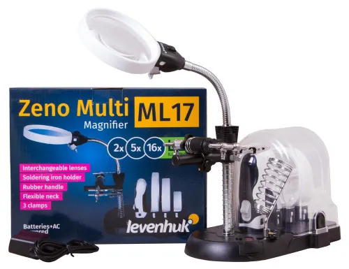foto Lupa Levenhuk Zeno Multi ML17 Negro,  2