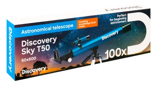 imagen Telescopio Levenhuk Discovery Sky T50 con libro,  14