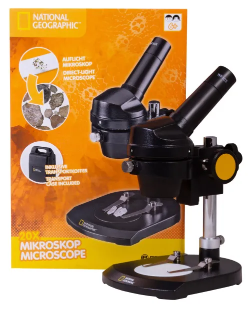 imagen Microscopio Bresser National Geographic 20x, monocular,  12